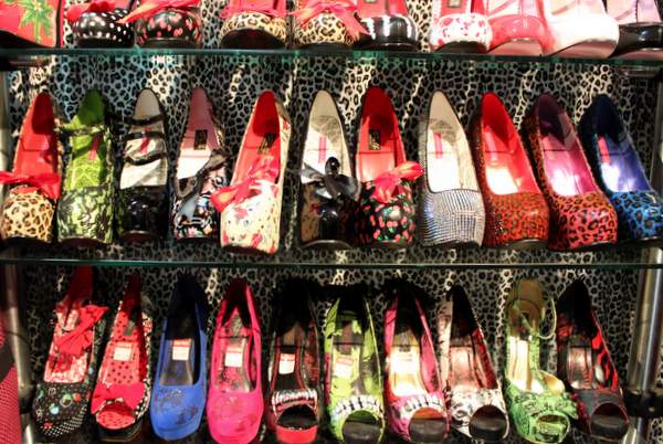 Abgefahrene Schuhe