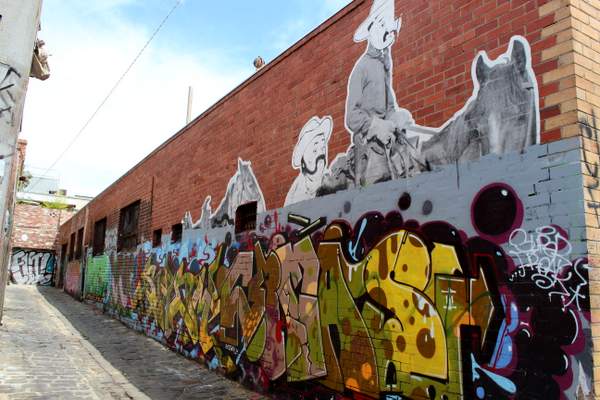 Streetart in Fitzroy