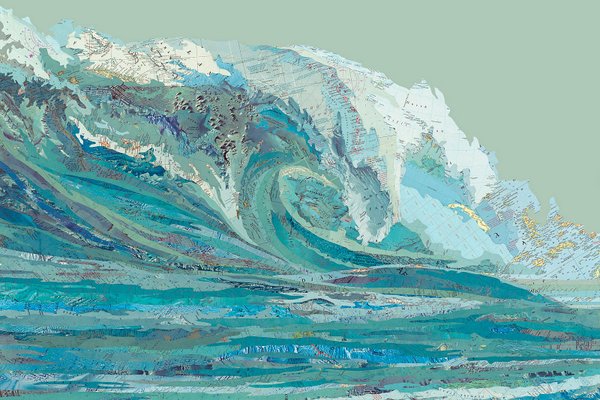 Kunst aus alten Karten: Matthew Cusick