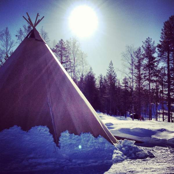 Eine Winterreise nach Schwedisch Lappland