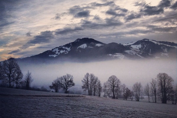 Wintermorgen in Tirol