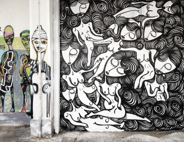 Streetart Athen Mural Sonke