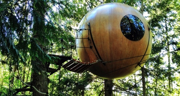 Glamping im Baumhaus auf Vancouver Island: die Free Spirit Spheres