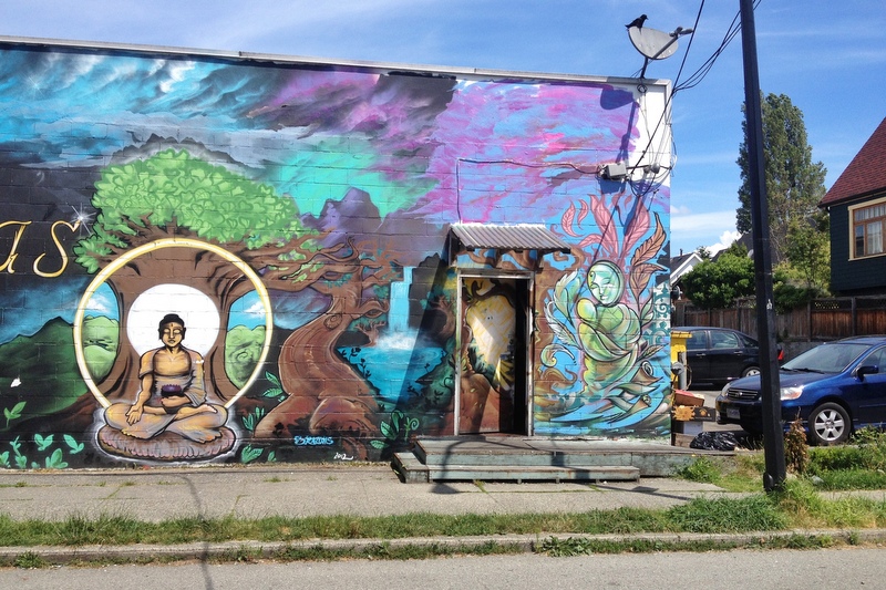 Vancouver Commercial Drive East End mural