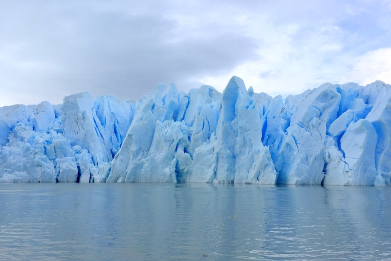 Grey Glacier Gletschereis blau