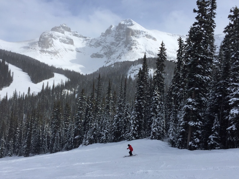 Skifahren Kanada Sunshine Village Banff Rockies