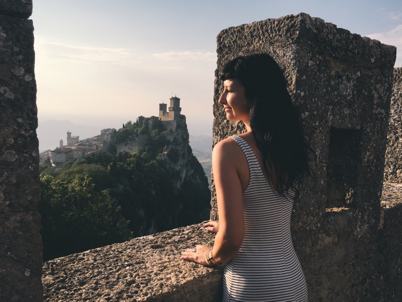 San Marino Ausblick Tuerme Altstadt