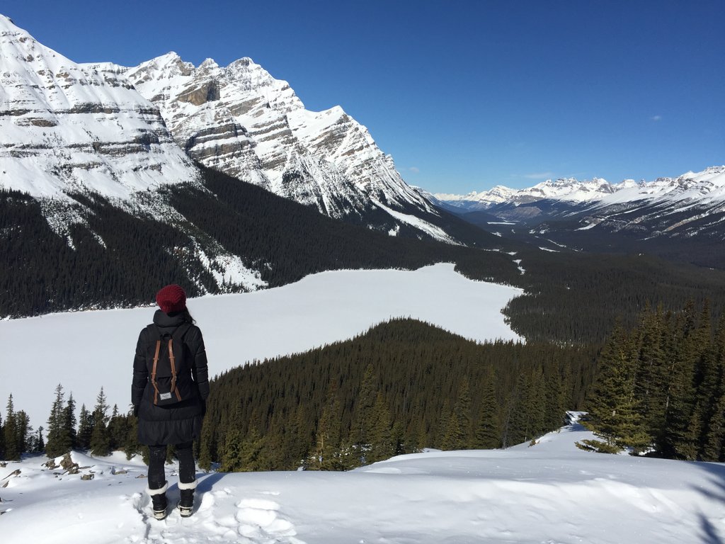 Winter in Kanada Rocky Mountains Winteraktivitaeten