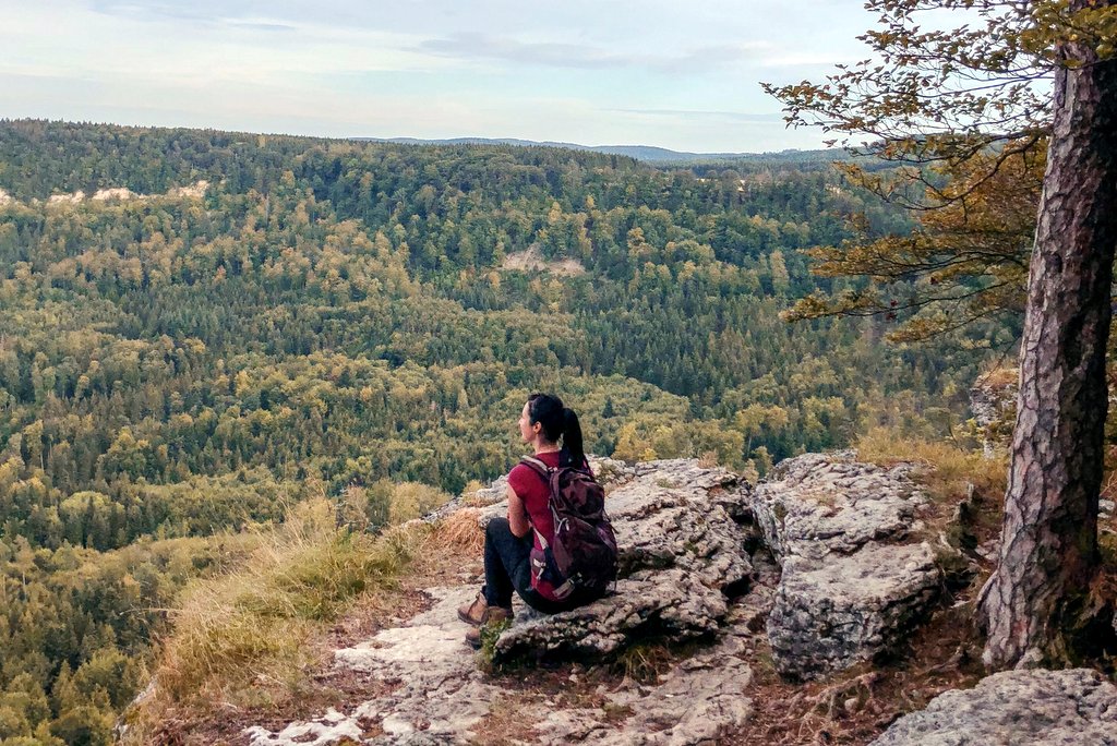 Wandern-Albstadt-Traufgang-Zollernburg-Panorama