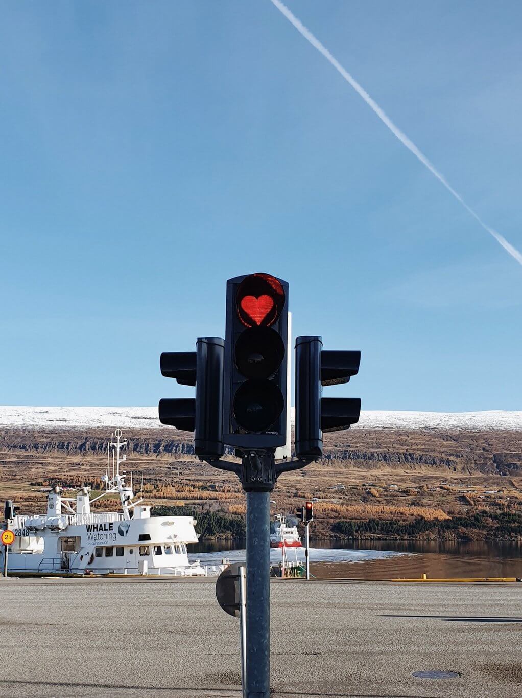 Ampel Herz Akureyri Island
