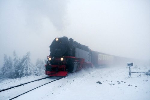 Brockenbahn im Winter
