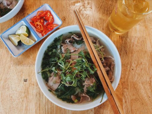 Pho in Hanoi Vietnam
