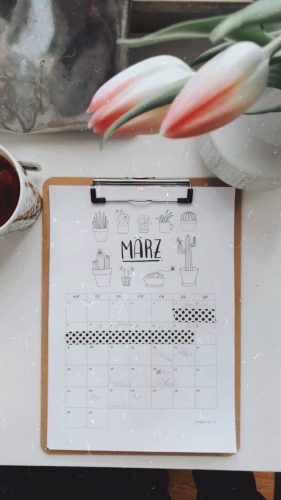 Home Office Tischkalender Smaracuja