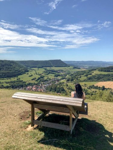 Aussichtsliege Schwaebische Alb