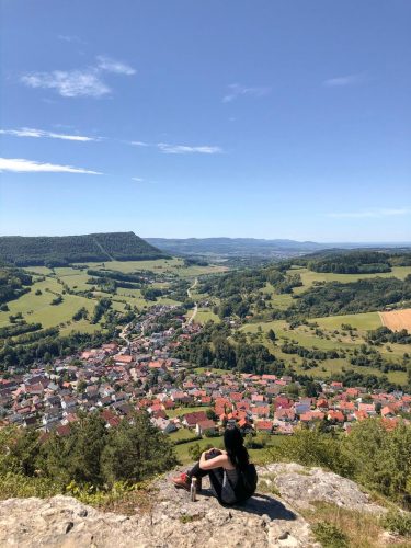 Wandern Kaltes Feld Weg Ostalb