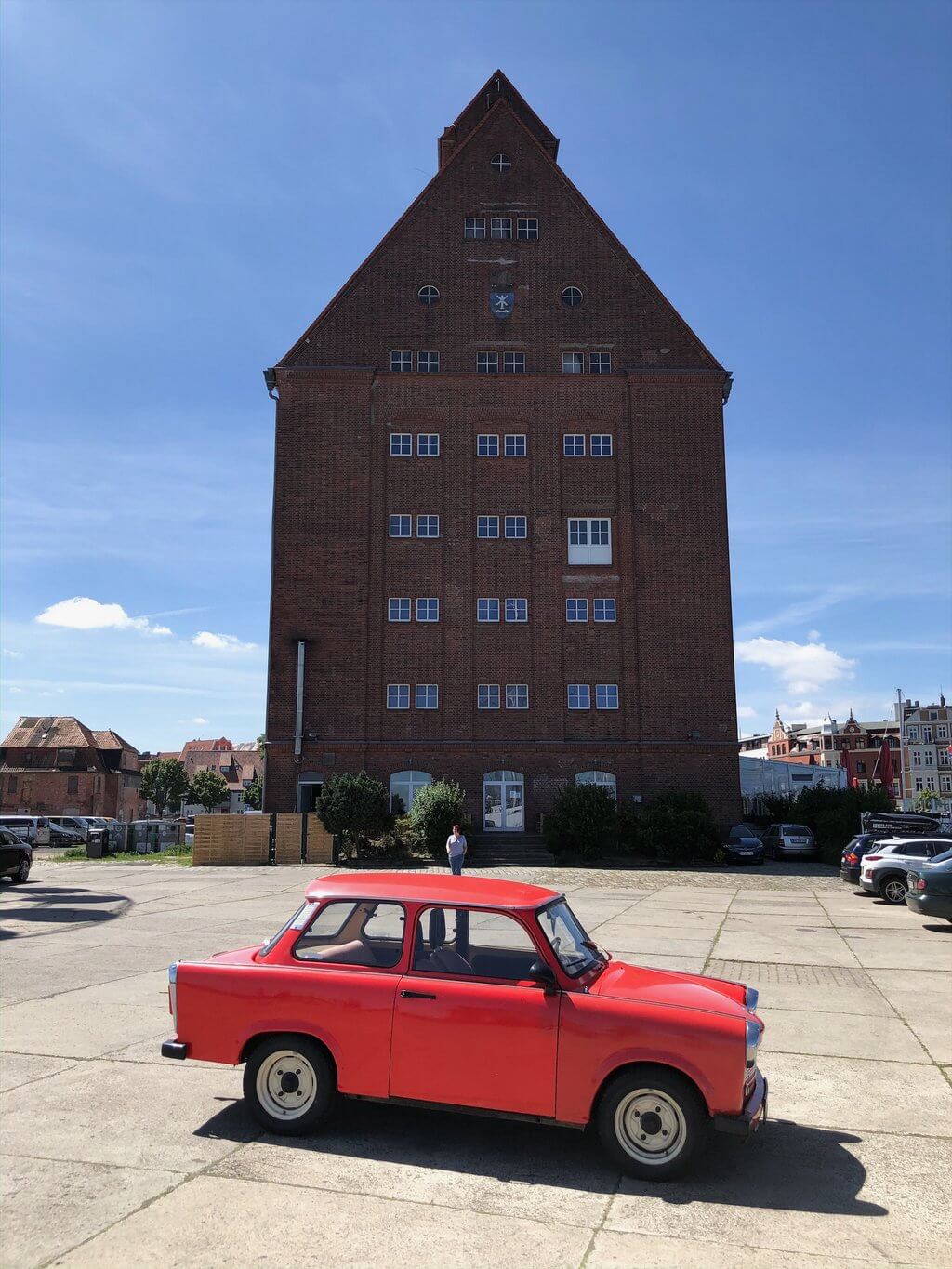 Stralsund Hafen Trabi