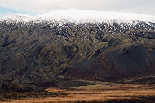 Snaefellsjökull Vulkan Island