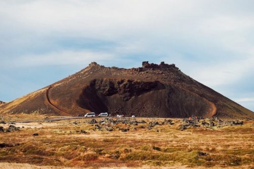Snaefellsjokull Nationalpark Saxholl Krater