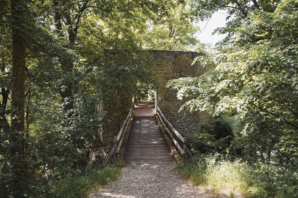 Ruine Rauber Albsteig wandern