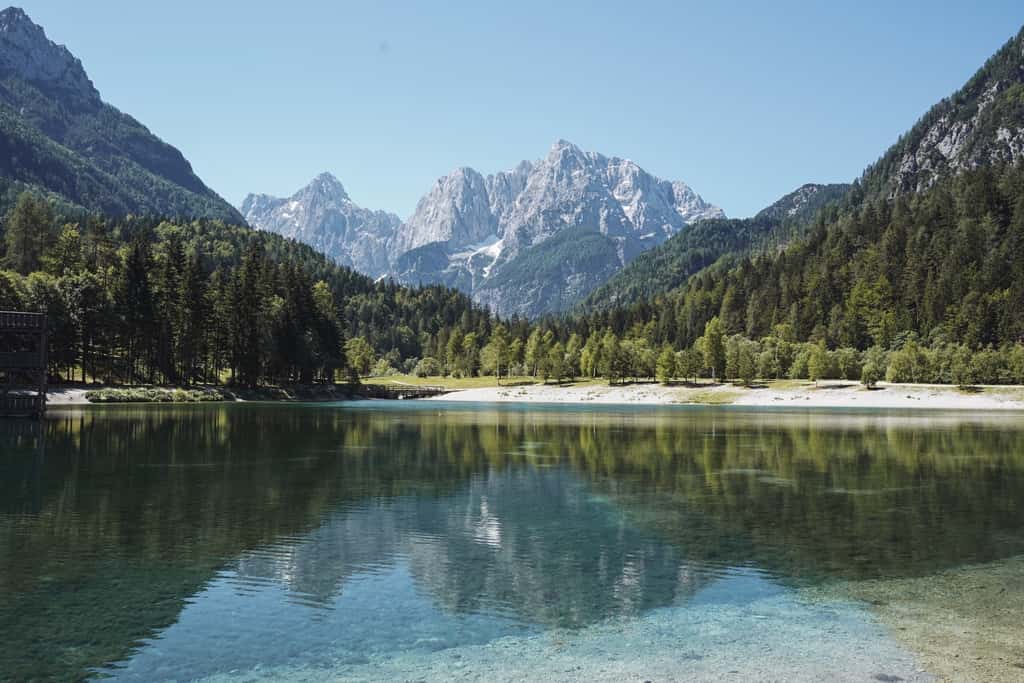 Jasna See in den slowenischen Alpen