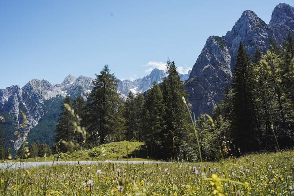 Vrsic Pass Slowenien Alpen