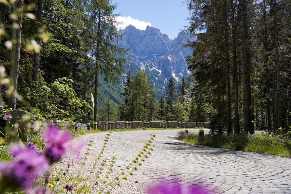 Vrsic-Pass durch die slowenischen Alpen