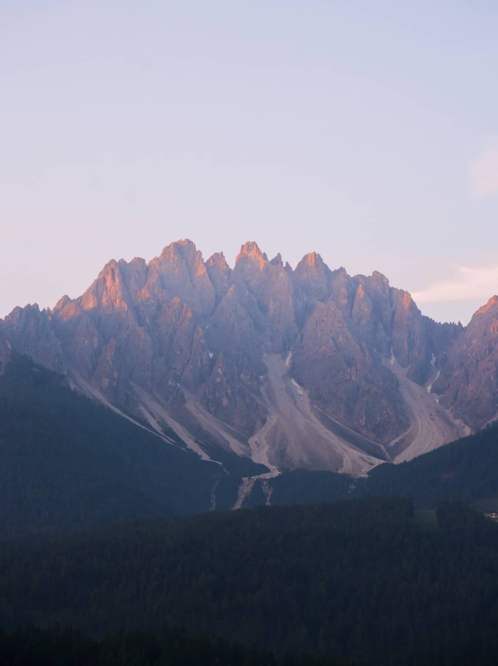 Sonnenaufgang Dolomiten Pustertal