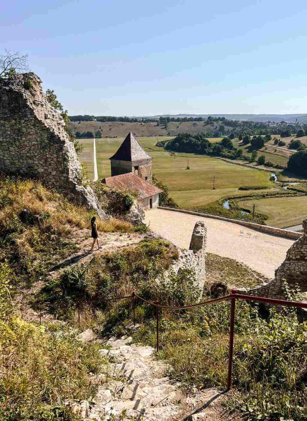 Blick von der Ruine Kaltenburg im Lonetal auf der Ostalb